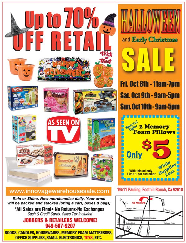 Innovage Warehouse Sale